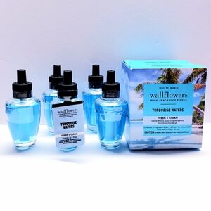 Bath & Body Works TURQUOISE WATERS Wallflowers Home Fragrance Refill (5 Pcs)